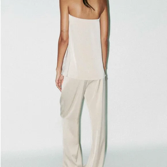 ZARA Strapless Satin Effect Top – Size XL – New without tags 🤍 - Picture 3 of 15